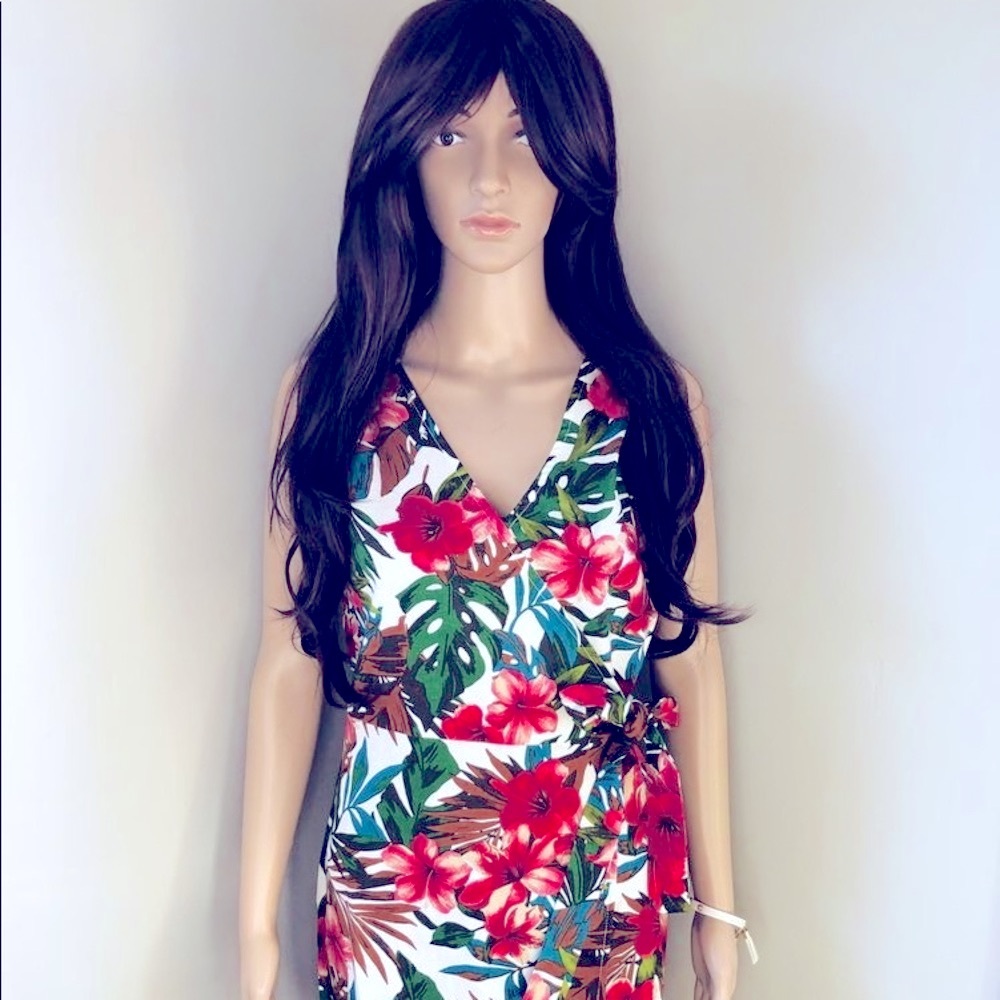 Everly Floral Wrap Dress